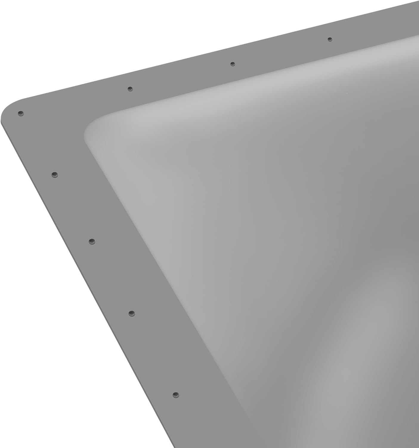 26" x 26" RV Skylight Replacement, Universal Roof Vent Outer Fit 22" x 22" Openings, RV Skylight Outer Dome for Campers Motorhomes Trailers (Smoky Color)