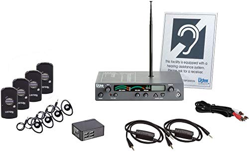 Listen Technologies LS-56-072 Listen iDSP Advanced Level I Stationary RF System (72 MHz), Offer Multi-Channel Assistive Listening, Advanced DSP SQTM Noise Reduction Technology