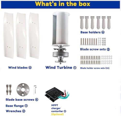 Aerogenerador vertical de levitación magnética para el hogar, 6000W-10000W, 12V/24V/48V, generador de energía silencioso y eficiente de 3 aspas, energía renovable.