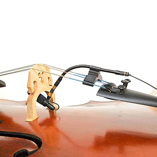 Rannsgeer PMMB19-Cello Musical Instrument Microphone with Cello Clamp & 5