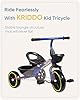 KRIDDO Kids Tricycles Age 24 Month to 5 Years, Toddler Kids Trike for 2.5 to 5 Year Old, Gift Toddler Tricycles for 2-4 Year Olds, Trikes for Toddlers, Blue #5