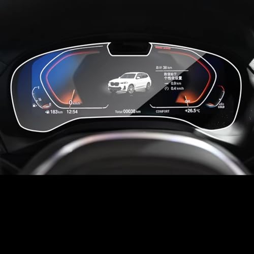 Verre GPS BMW X3 2023 anti-rayures et oléophobe pour écran 12.3 pouces