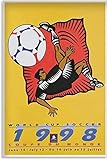 fifa 1998 france 1. TAMAÑO DE IMPRESIÓN: la impresión en lienzo viene en una variedad de tamaños, sin marco. Impresión HD en lienzo de buena calidad, manteniendo la imagen clara, resistente al agua y sin decoloración.