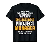 Supervisor für Bauprojektmanager T-Shirt