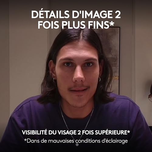 Webcam MX Brio Streaming 4K pale - vue 10