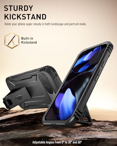Coque intégrale Google Pixel 9 résistante avec lecteur empreinte - 4