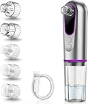 Blackhead Remover Vacuum,Pore Vacuum Cleaner with 5 Probes,Electric Pore Vacuum - Black Head Suction Remover,Rechargeable Blackhead Extractor,NV01
