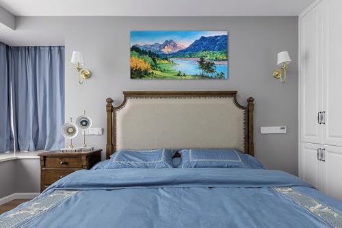 Ardemy ART010-23 Nature Mountain Canvas Wall Art National Park Painting Lake Blue Ridge Landscape Picture thumb #2