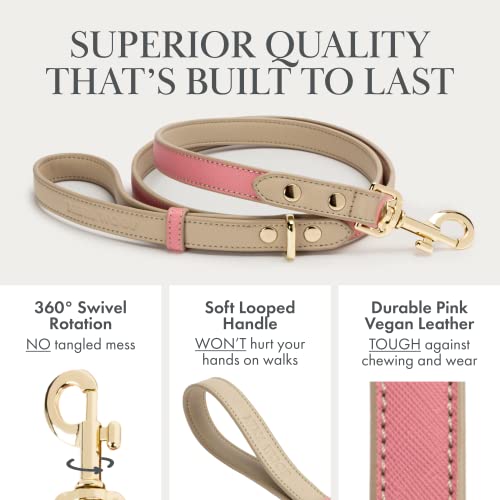 NINA WOOF Rio Dog Lead, Vegan Leather Dog Leads for Small dogs to Large Dogs, Durable Walking and Dog Training Leads - Image 3
