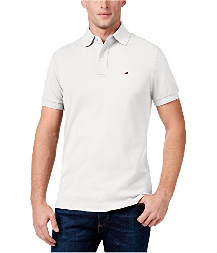 Image of Tommy Hilfiger Men's Big & Tall Short Sleeve Cotton Pique Shirt in Classic Fit