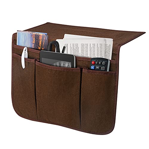 SYSOV Bedside Caddy Bedside Storage Organizer Magazine Phone Tablet iPad Remote Holder, Organizer...