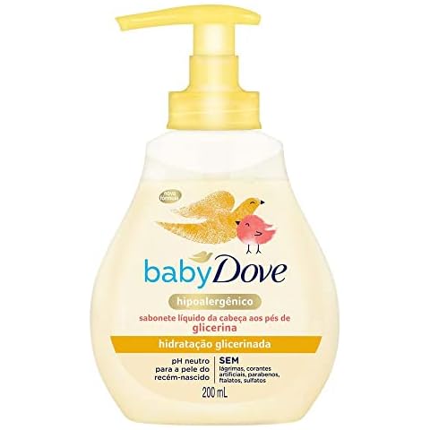 Sabonete Líquido de Glicerina Baby Dove Hidratação Glicerinada 200ml