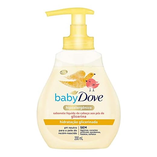Sabonete Líquido de Glicerina Baby Dove Hidratação Glicerinada 200ml
