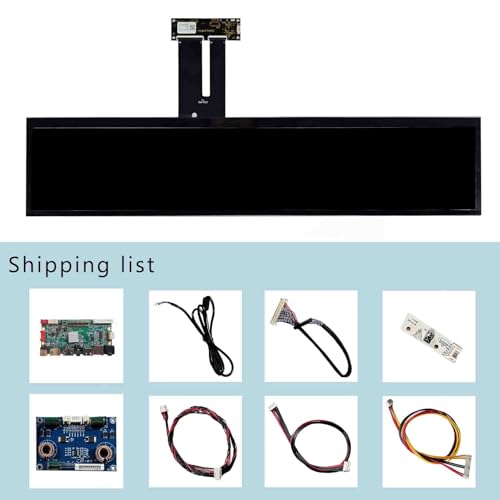 Image of 24 inch 1920x360 DV240FBM-NB0 IPS Stretched Bar LCD Touchscreen | and H /D USB SD Card Board,Capacitive Touch Sensor Panel,Support 10-Points Multi-Touch
