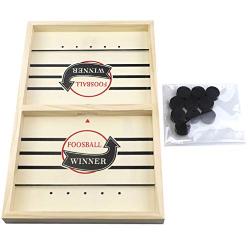 Toyvian 1 Jogo de Mesa de Brinquedo de Hóquei de Mesa Fast Sling Puck Jogos de Estilingue Jogos de M
