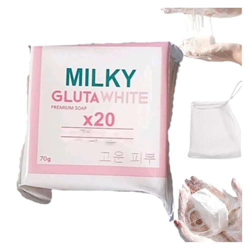 Sapone Glutamilk Bianco Latte 20x, Sapone Glutamilk Bianco Latte, Saponi Sbiancanti Glutamilk, Saponetta Glutamilk Bianco Latte, Saponi Premium Glutamilk, Saponetta Glutamilk Bianco Latte Premium