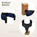 Guitar Wall Hanger With Automatic Lock, Wooden Instrument Holder For Home Studio, Secure Wall-Mounted Display Rack, Strong Support For Musical Gear