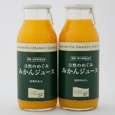 愛媛みかん果汁100%ストレート 自然のめぐみジュース 180ml×12本 (家庭用)(D25-3)