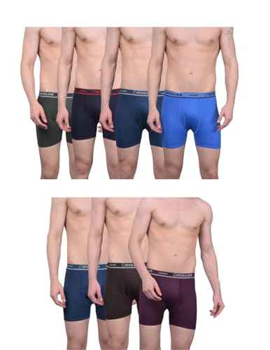 Image of Dollar Lehar Mens Combed Cotton Trunk - Actual Colour May Vary