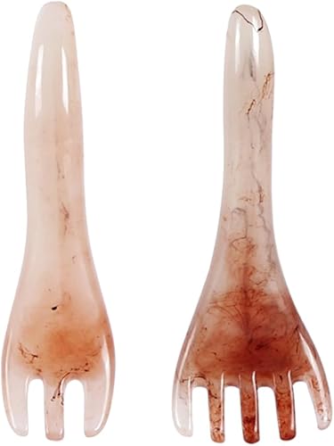 EXCEART Peine masajeador de cuero cabelludo para cabeza, 2 piezas, rastrillo de masaje, rascador de cabeza de mano multifuncional