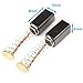HALLMERS 2pcs 5mm x 5mm x 8mm Carbon Motor Brush - For Mini Power Drill Electric Grinder - With Spring Coil Copper Wire Electrical Spare Part Accessories Brushes Set Replacement Electronic Rotary Tool