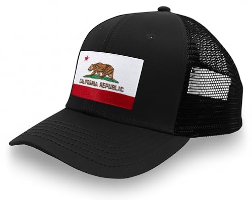Image of International Tie State Hat for Men and Women, Adjustable Snapback Trucker Baseball Cap with Embroidered Patch