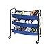 Neatfreak 3 Tier Blue Storage Organizer Rolling Garage Storage Bins with Casters - Yard Tool Organizer for Garage - Stores Gardening & Home Supplies, Hand Tools & Sports Equipment