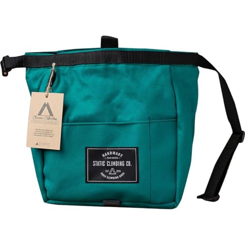 Canvas Chalk Bucket, Teal, One Size