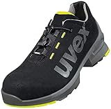 Uvex 1 - Sicherheitsschuhe S2 SRC ESD - Lime-Schwarz, Größe:45