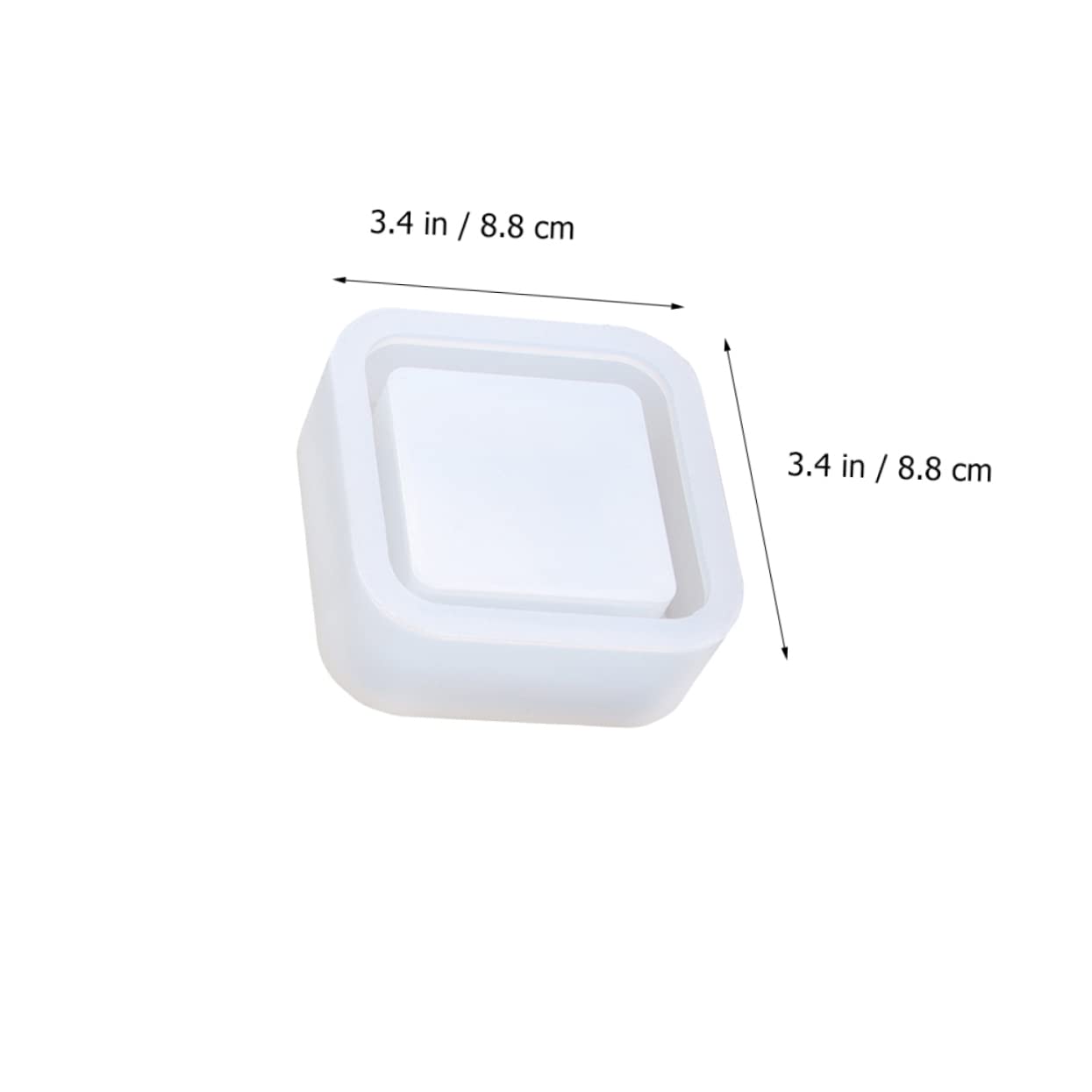 COHEALI 2sets Stampi Silicone Per Creazioni Artistiche Contenitore Per Piante Grasse e Gioielli Inclusa Base Molding Facile e Versatile Ottimo Per Epoxy Resin e Decorazioni Uniche