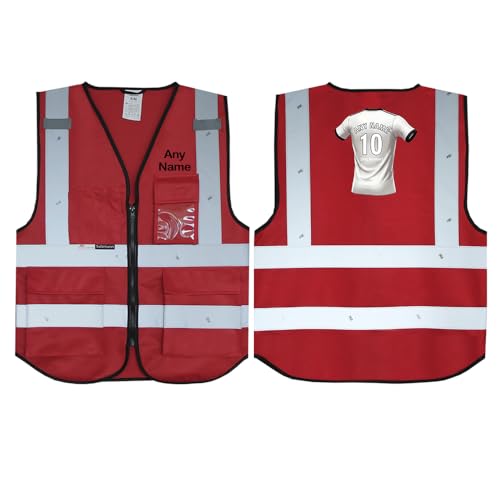 Gilet réfléchissant Derbyshire football pour aller au stade à vélo