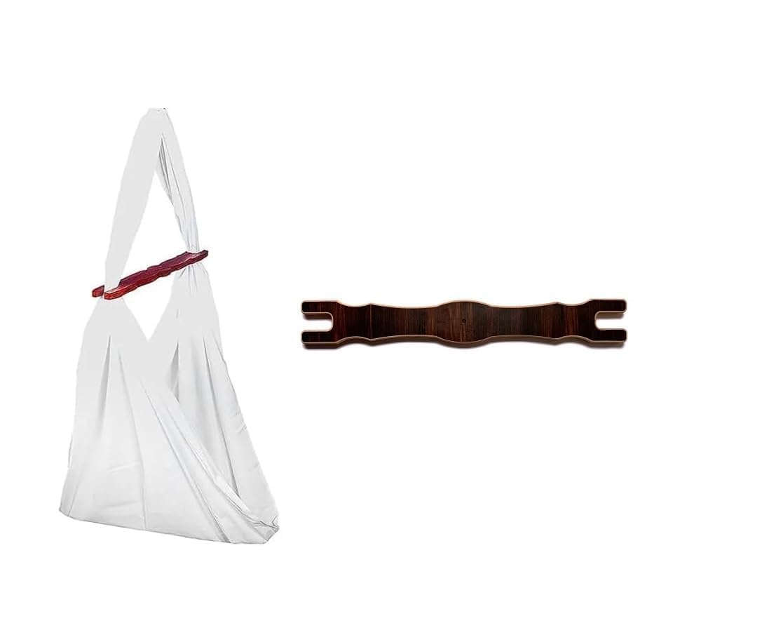 ANAIZA Wooden Thottil Kambu for New Born Baby | WoodenThottil Palagai, Wooden Baby Thottil Kattai, Cradle Stick Wood, Thottil Kayaru - Swing Stick 52 cm 4