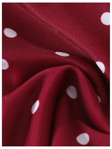 Image of SOLY HUX Women's Polka Dots Print Bathing Suit Halter Triangle Tie Side Bikini Sets Two Piece Swimsuit
