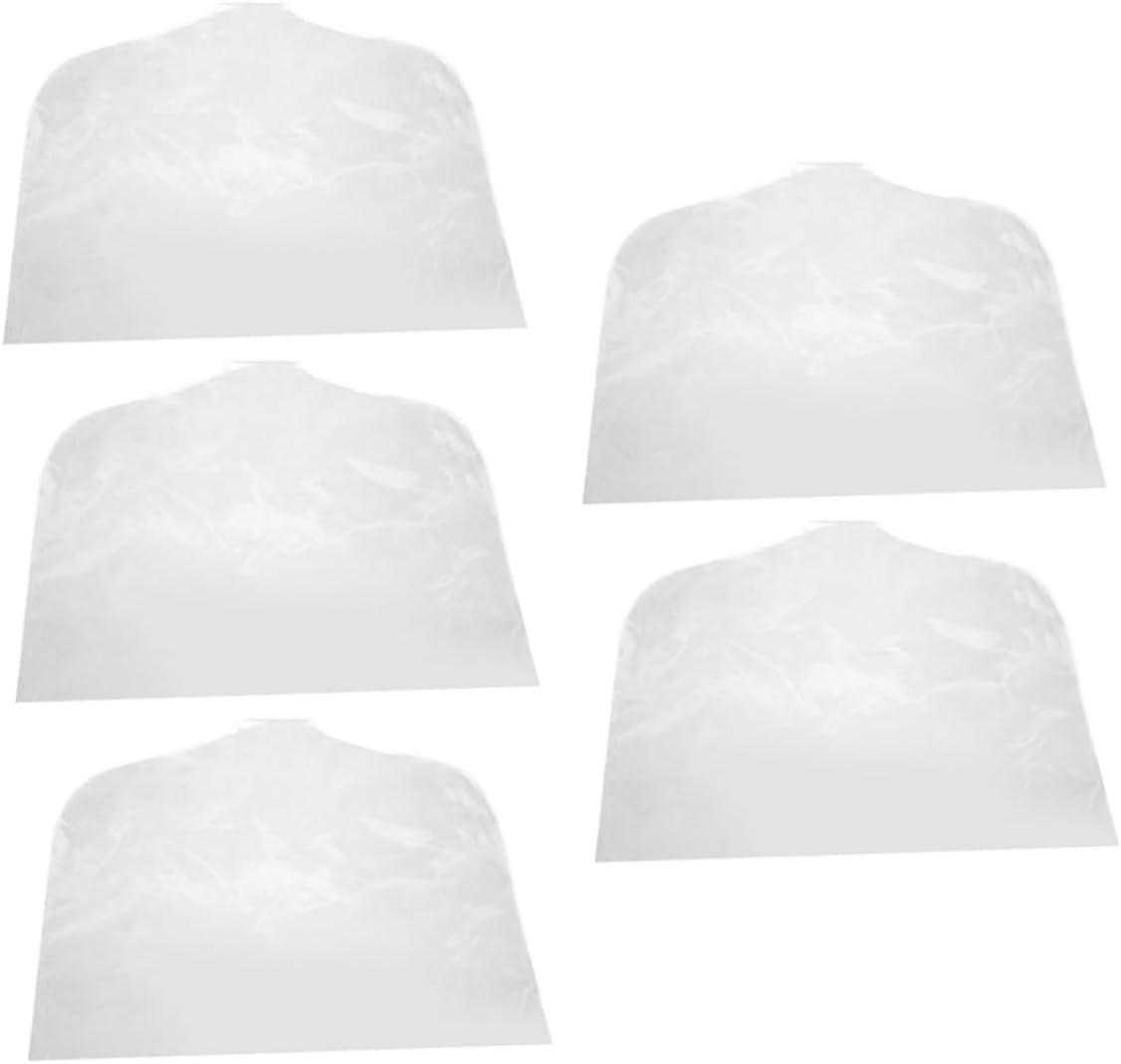 Clothes Cover Bag 5pcs PVC for Coats Tops Travel