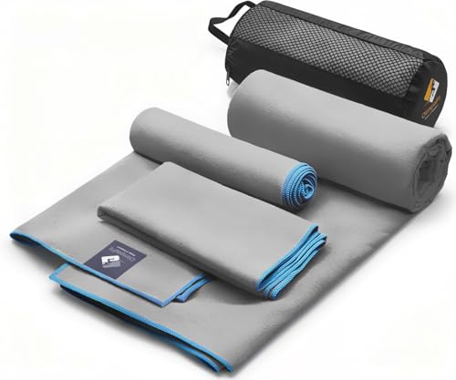 OlimpiaFit Quick Dry Towel - 3 Size Pack of Lightweight