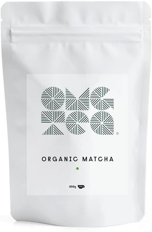 OMGTEA Matcha Green Tea Capsules - Organic 500 MG Capsule with Potent Antioxidants - Vegan & Gluten-Free - Green Tea Supplement - 60 Capsules - Made in UK