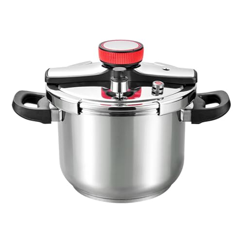 YIGECHENXIN Olla a presión Inteligente a Prueba de explosiones de Acero Inoxidable 304, Olla a presión de aleación de Aluminio, Calentamiento Uniforme, Adecuada para Cocina de inducción,8L