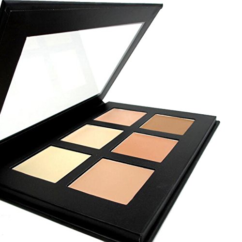 CCbeauty Contour Cream Kit Highlighter Makeup Contour Palette- Highly Pigment- 6 Light Colors