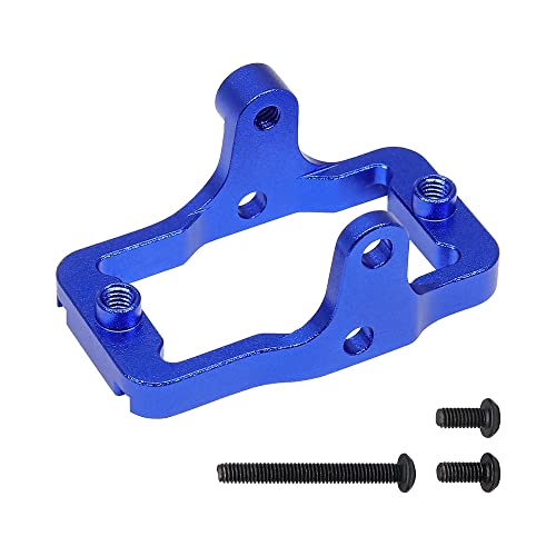 Gthele Aluminum Servo Mount Bracket For Traxxas Trx4M Upgrade Parts 1/18 Rc Crawler Car (Dark Blue) #TOP2