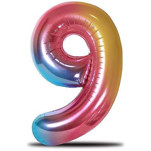 Palloni gonfiabili n°9: colore arcobaleno. Pallone gonfiabile XXL Rainbow 101 cm. Lavorazione di alta qualità per bellissimi momenti di compleanno, feste e anniversari. Adatto a tutti i bambini per il compleanno