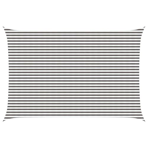Voile d'ombre 4x6m anti-UV 90% en toile perméable avec attaches en acier inoxydable