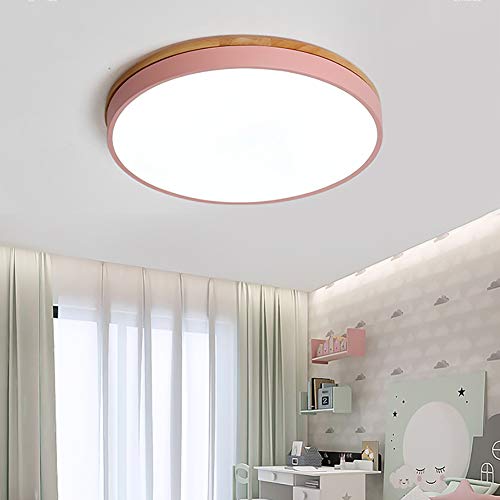 Lumière de plafond rose 50cm avec gradation de couleur continue LED SMD - 5