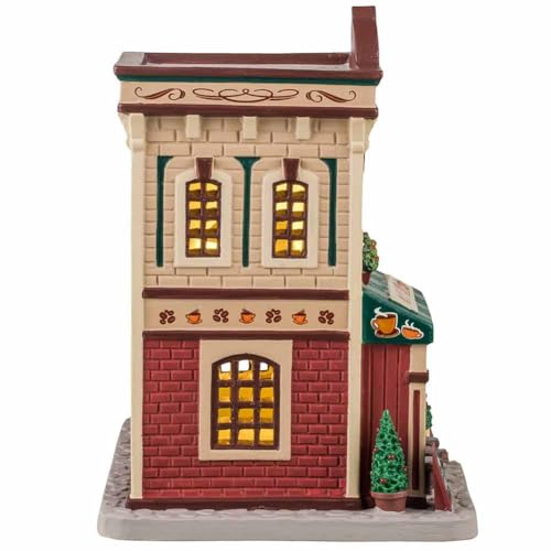 Lemax Cozy Cafe Caddington Village 2024 maqueta de casa de Navidad miniatura 4