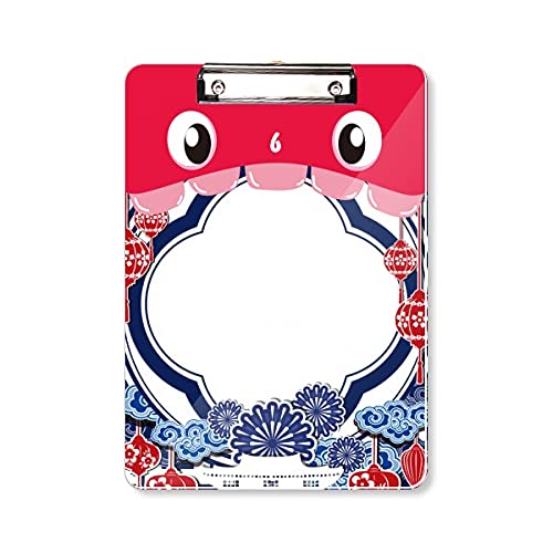 Dossier à tête plate la culture chinoise fleur bleue, idéal pour étudier avec élégance