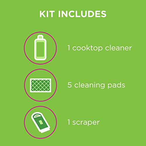 Affresh W11042470 Cooktop Cleaning Kit, Safe For Glass & Ceramic Cooktops, Includes 5 Oz Cleaner thumb #1