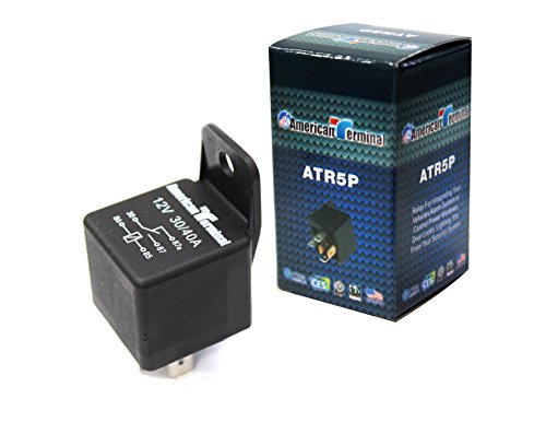 American Terminal ATR5P 12-VCD Automotive Relay SPDT 30/40A 5 Pin