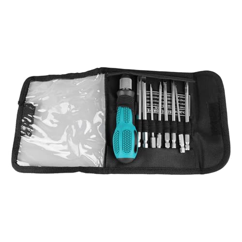 9 Pcs Screwdriver Kit with Pouch, Screwdriver Bits Household Tool Set Multifunctional Home Repair Maintenance Tool