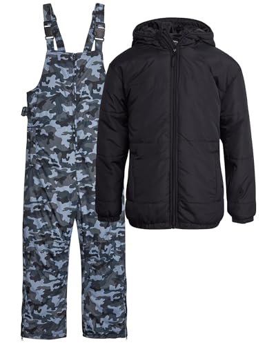 Image of Arctic Hero Kids Snow Suit Set - 2 Piece Heavyweight Insulated Ski Jacket & Ski Pants - Winter Coat & Pants for Boys & Girls