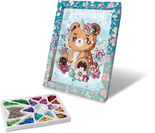 Kit Loisirs Créatifs LANSAY 20319 – Collection Sequins Ourson Féerique - vue 9
