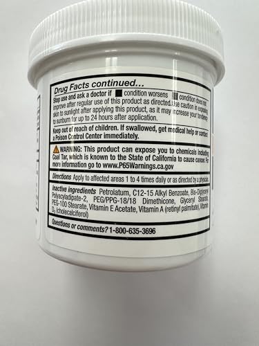 MG217 Multi Symptom Relief 2% Coal Tar Medicated Psoriasis Ointment oz Jar, 4 Oz